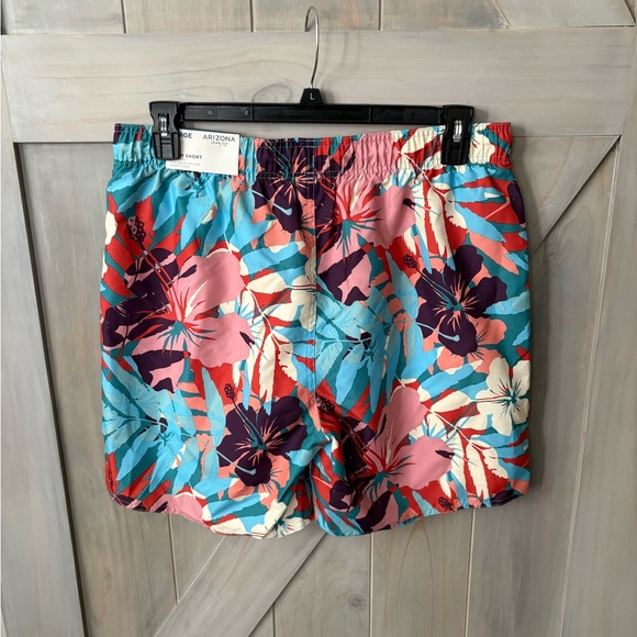 Tropical Floral Men's Swim Shorts - Picture 4 of 6